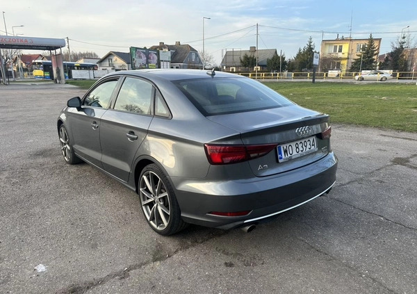 Audi A3 cena 76800 przebieg: 91232, rok produkcji 2017 z Ostrołęka małe 781